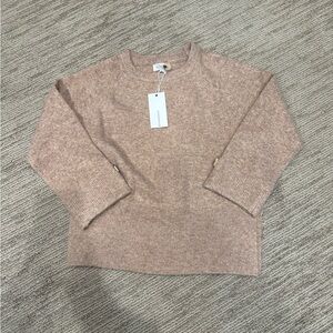 Cozy Women's Beige Crew Neck Sweater